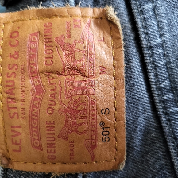Vintage LEVIS (big E) 501 Skinny Button Fly Premium Denim Fade Wash W25/L28 - Picture 9 of 11